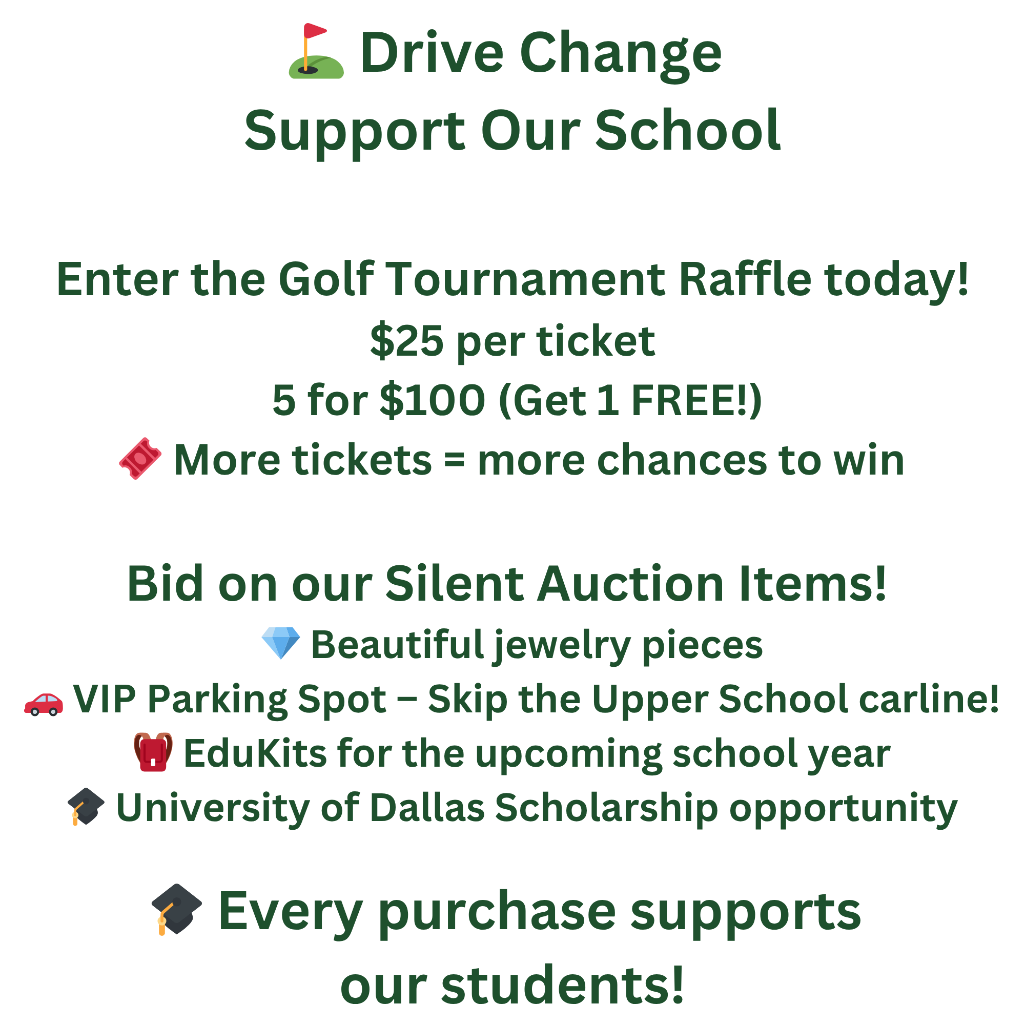 Silent Auction/Raffle Ad